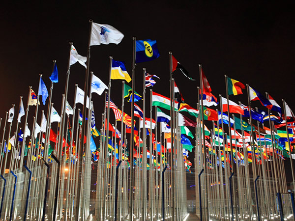 Knitted Polyester Flags