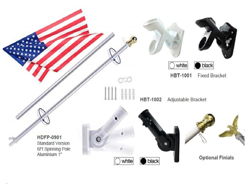 6FT Standard Spinning Flag Kit