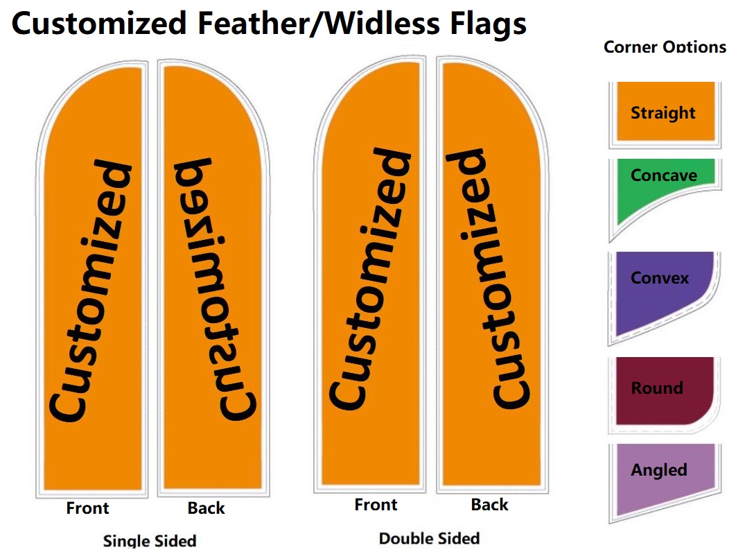 Customized Windless Flags