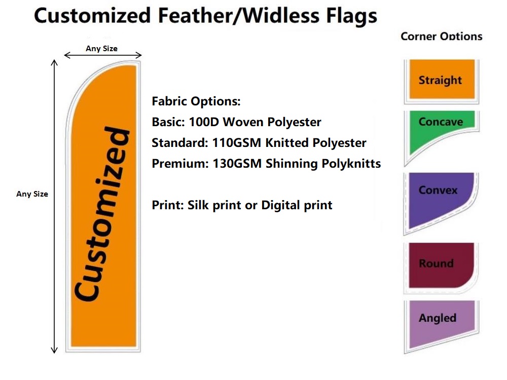 Customized Windless Flags