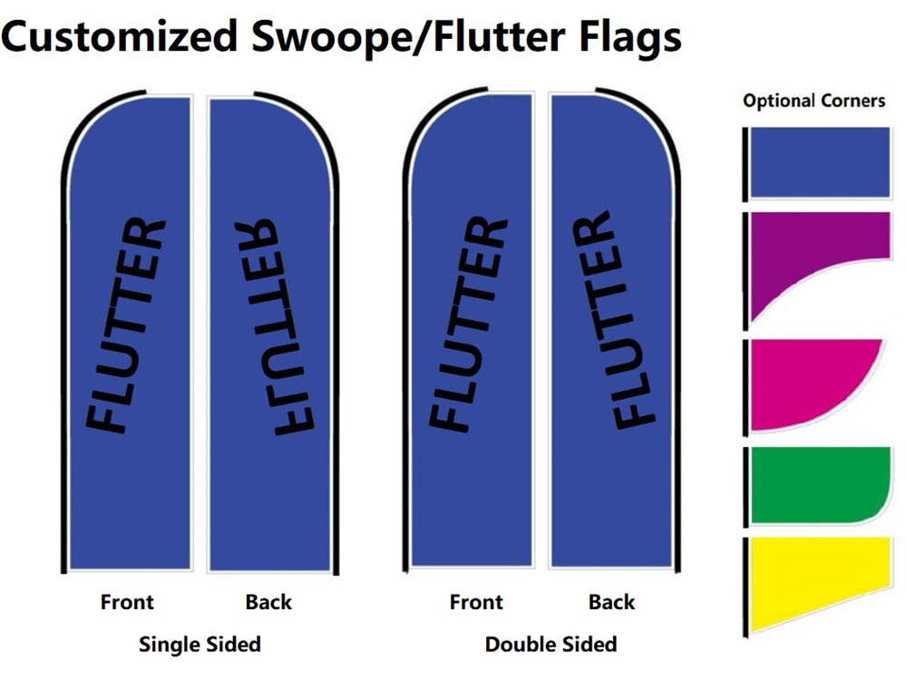 Customized Flutter Flags