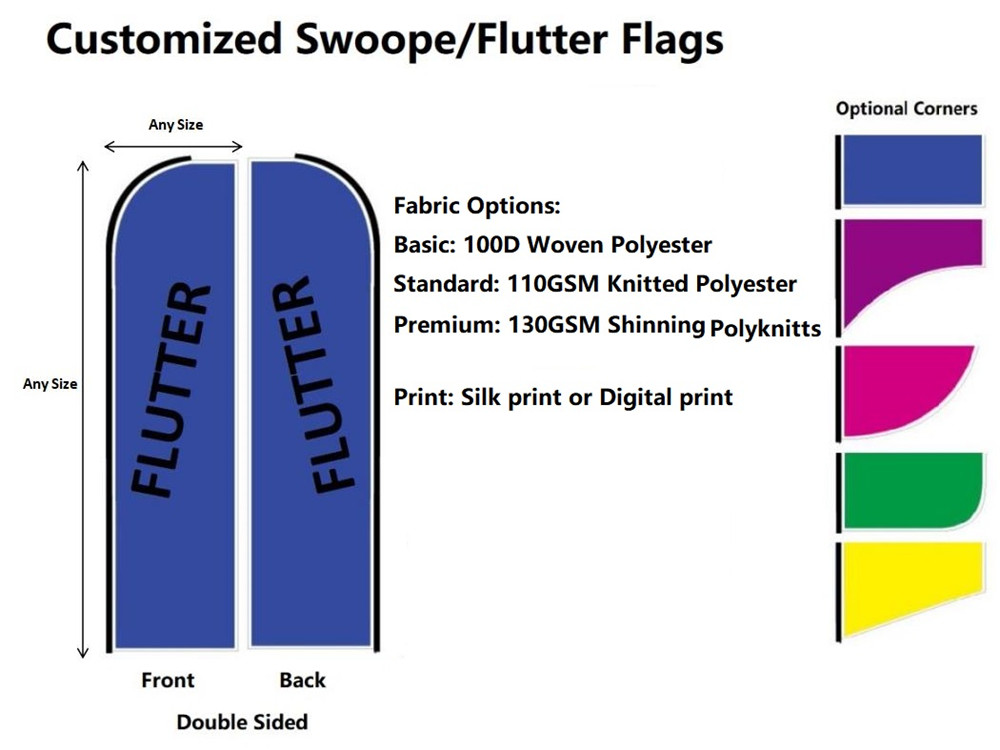 Customized Flutter Flags