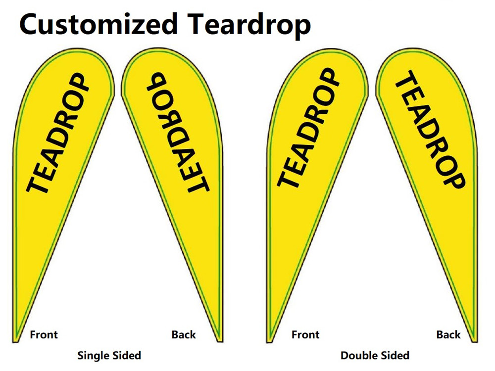 Customized Teardrop Flags