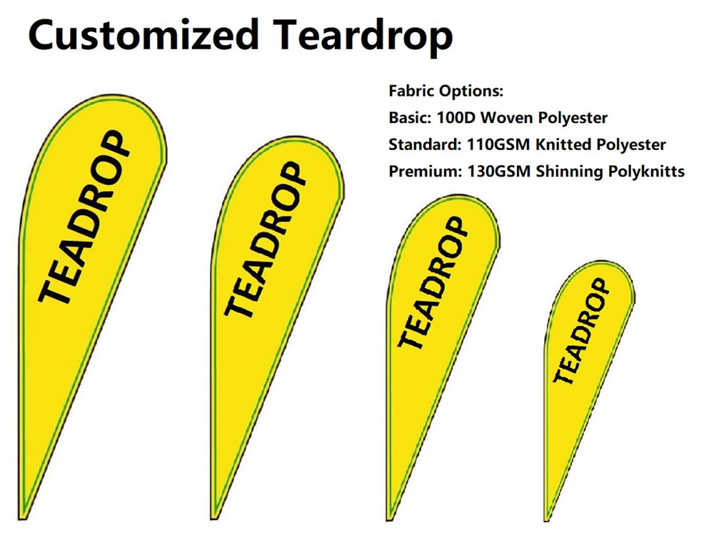 Customized Teardrop Flags