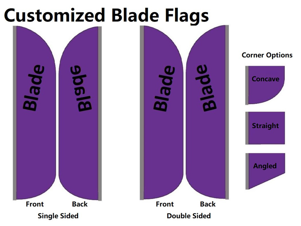 Customized Blade Flags