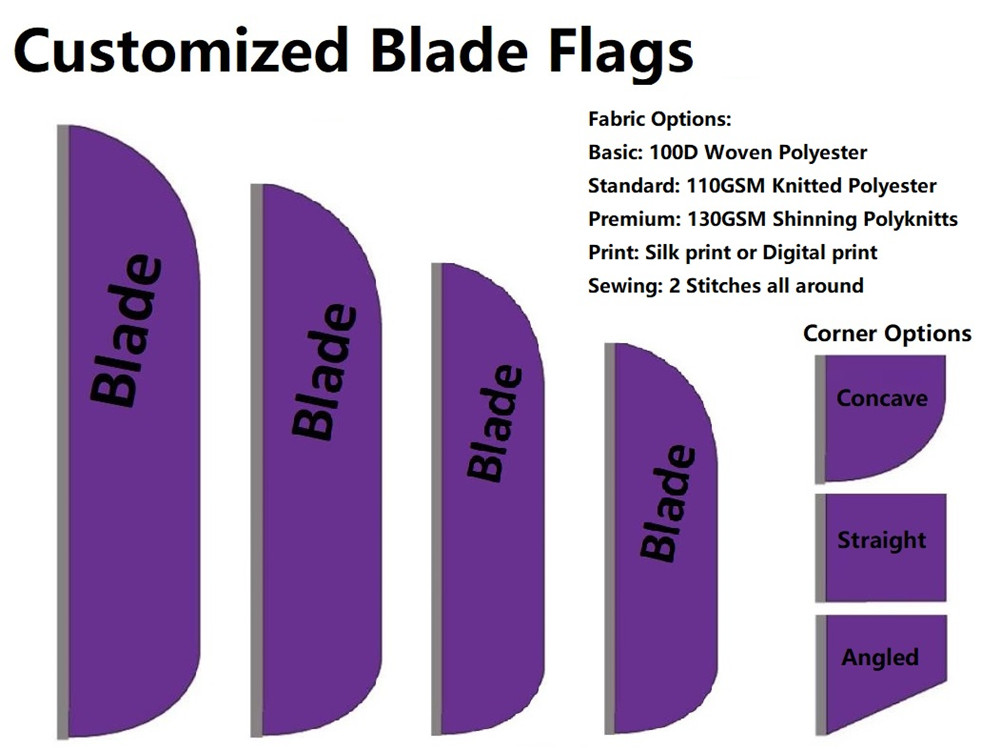 Customized Blade Flags