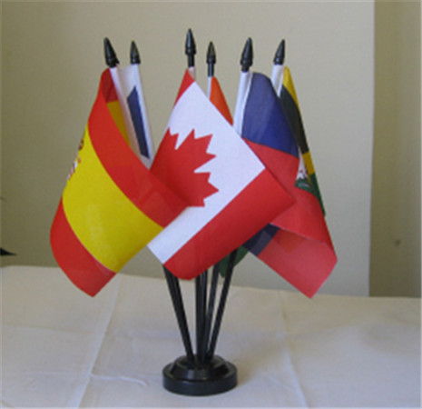 Classical Plastic Table Flag Bases