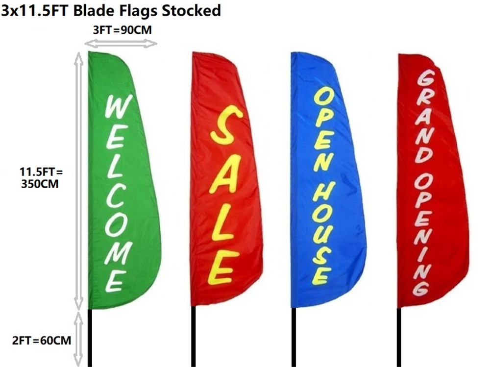 3x11.5FT Blade Flags Stocked