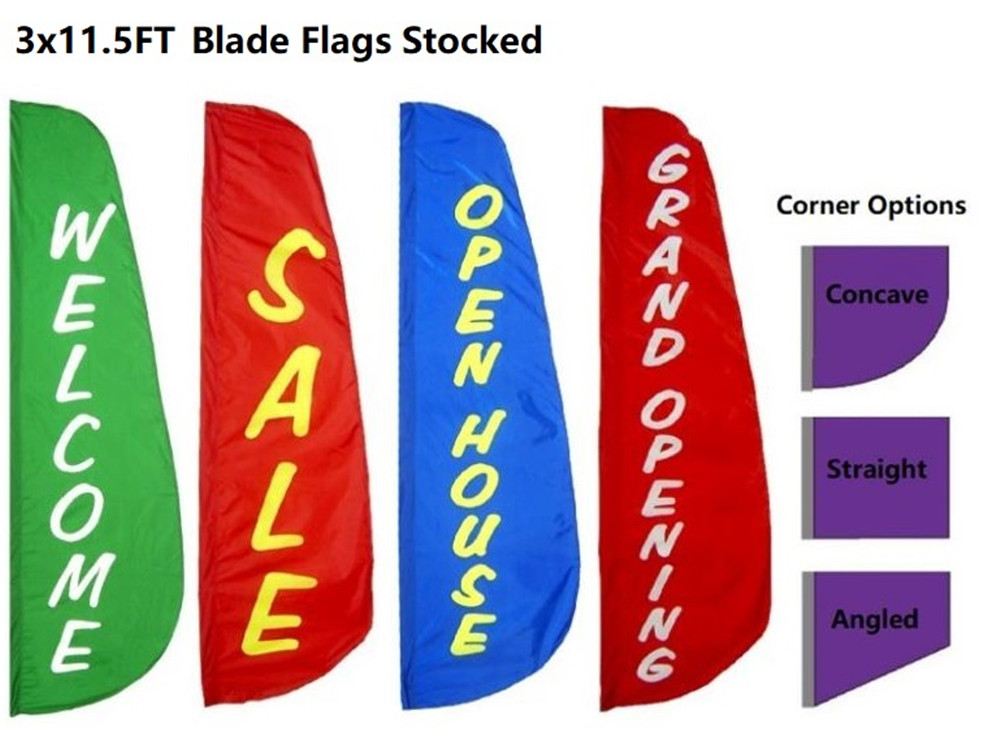 3x11.5FT Blade Flags Stocked