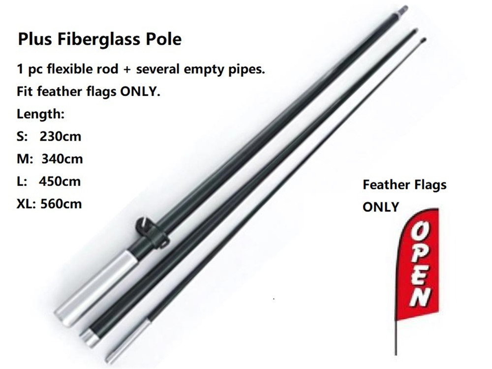 Plus Fiberglass Pole