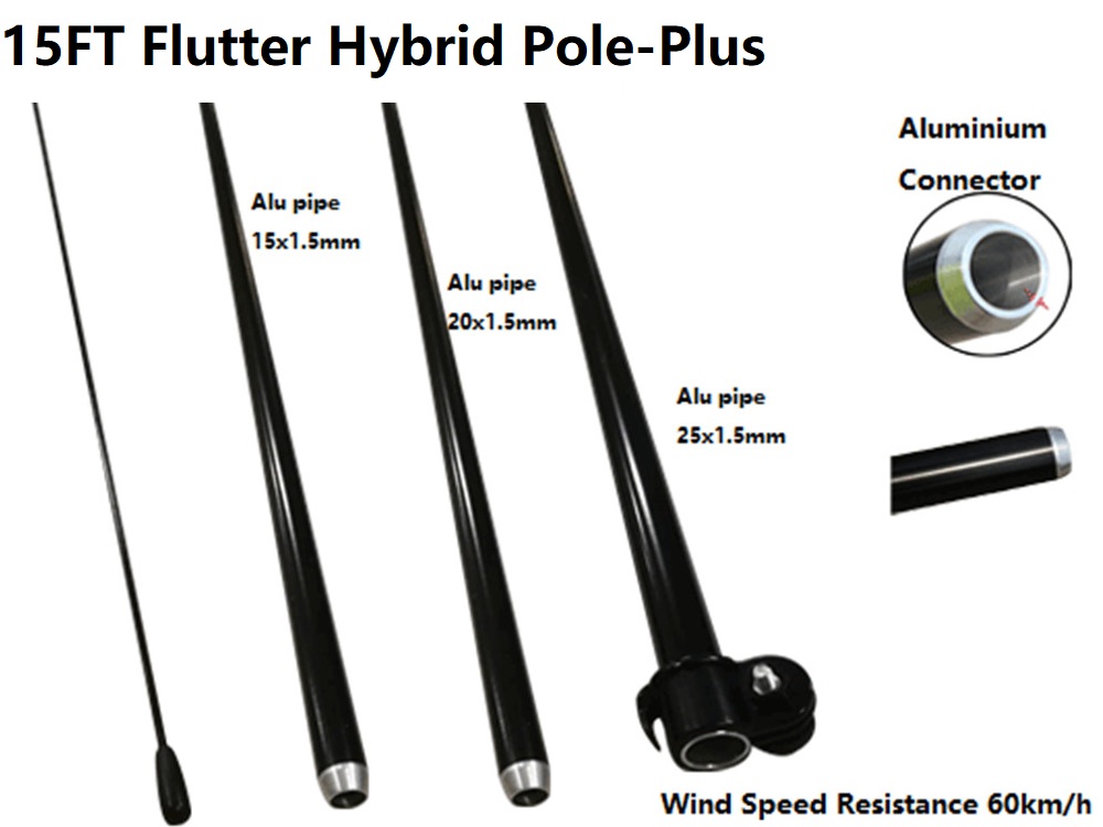 15FT Flutter Hybrid Pole