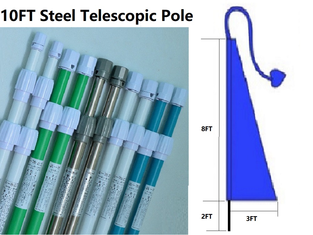 Steel Tetescopic Poles