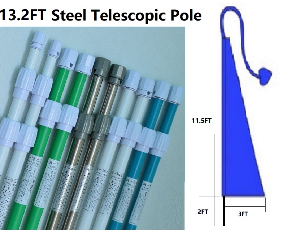 Steel Tetescopic Poles