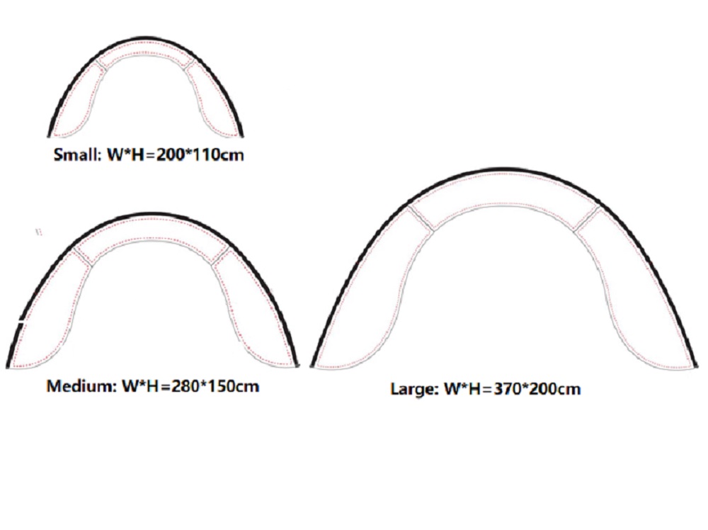 Double Sides Arch Banners Kit