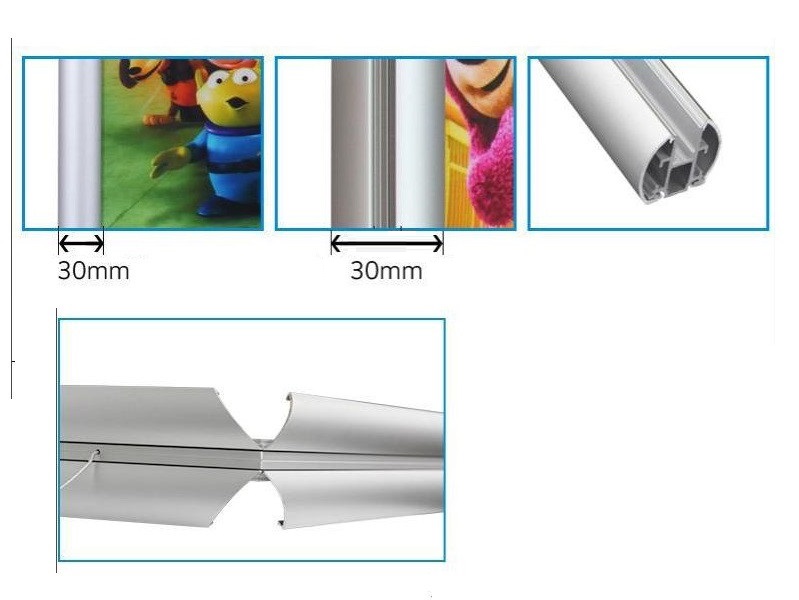 HBF-05 LED Hanging Snap Frame