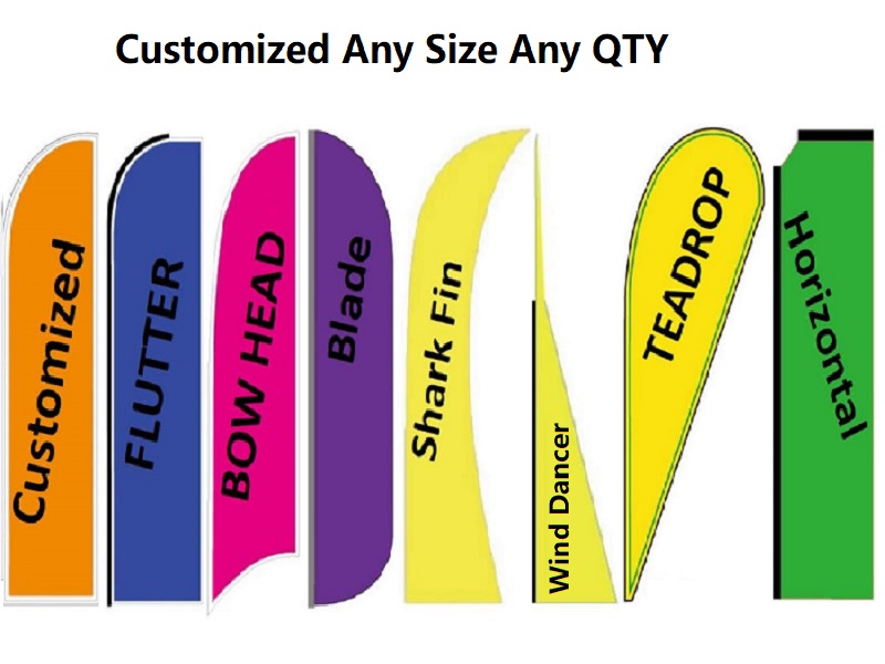 Customized Beach Flags