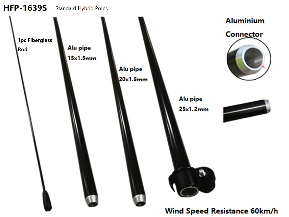 Hybrid Poles (Windless&Flutter)