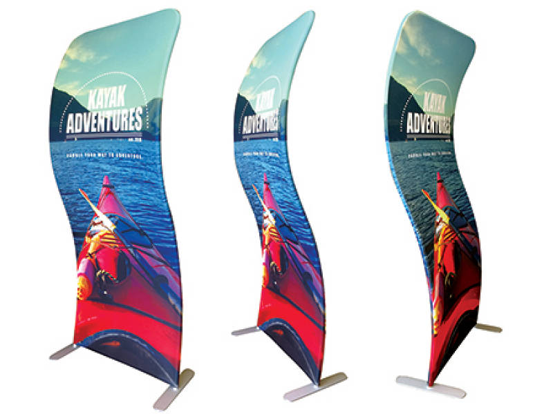 Waved Banner Stand