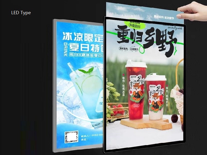 Alu.Pull Out Poster Lightbox